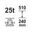 YATO Hydraulický zdvihák 25t