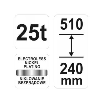 YATO Hydraulický zdvihák 25t