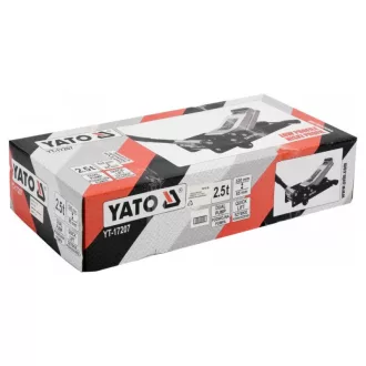   YATO Hydraulický zdvihák krokodíla 2,5T nízky profil, dvojitý piest