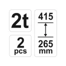 YATO pridržiavacie vedro 2t (2ks)