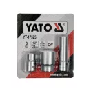 YATO 3-dielna sada nástrčných kľúčov pre vstrekovacie čerpadlo Bosch VE 1/2" CrV