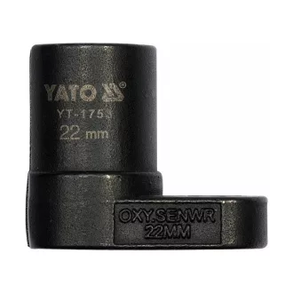 YATO nástrčný kľúč na lambda sondu 22 mm CrMo