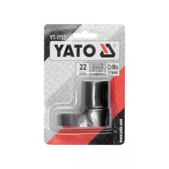 YATO nástrčný kľúč na lambda sondu 22 mm CrMo