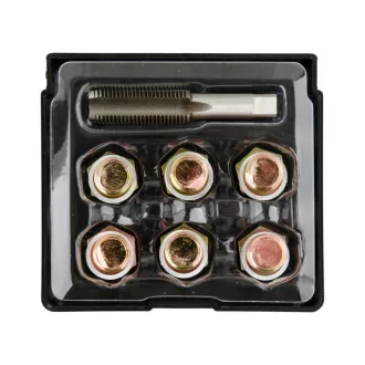   YATO Sada na opravu závitu skrutky na vypúšťanie oleja 7 dielov M15x1,5 mm