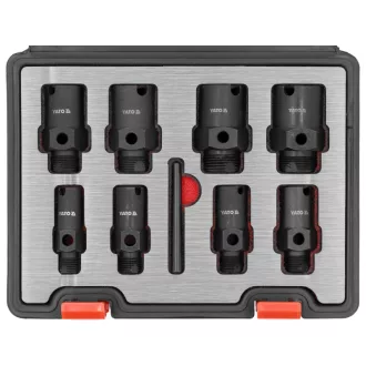   YATO Súprava na opravu vonkajších a vnútorných závitov, 9 dielna