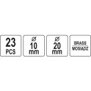 Sada na čistenie vstrekovacieho ventilu YATO 23 dielov