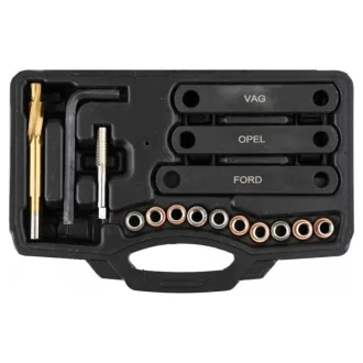   YATO Sada na opravu závitov strmeňa 16 dielov M19x1,25 mm HSS