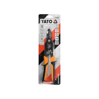 YATO Nožnice na rezanie tanierov 260 mm rovné CrMo