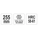 YATO nožnice na rezanie tanierov 225 mm