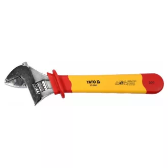   YATO nastaviteľný vidlicový kľúč 0-40 mm / 300 mm do 1000 V izolované CrV