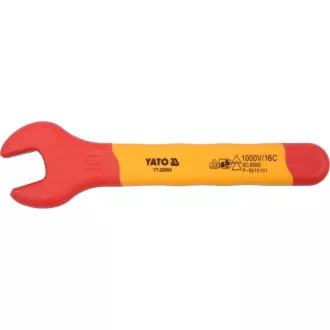 YATO kľúč 10 mm / 110 mm izolovaný do 1000 V CrV
