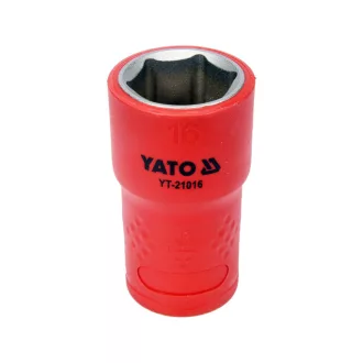   YATO Nástrčný kľúč izolovaný 3/8" 16 mm 1000 V CrV
