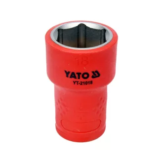   YATO Nástrčný kľúč izolovaný 3/8" 18 mm 1000 V CrV