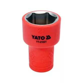   YATO Nástrčný kľúč izolovaný 3/8" 21 mm 1000 V CrV
