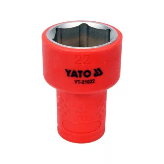   YATO Nástrčný kľúč izolovaný 3/8" 22 mm 1000 V CrV