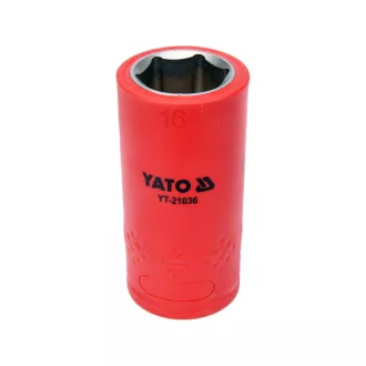   YATO Nástrčný kľúč izolovaný 1/2" 16 mm 1000 V CrV