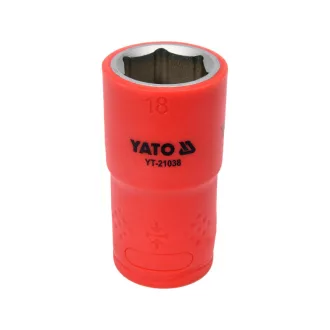   YATO Nástrčný kľúč izolovaný 1/2" 18 mm 1000 V CrV