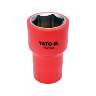   YATO Nástrčný kľúč izolovaný 1/2" 22 mm 1000 V CrV