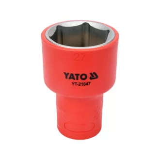   YATO Nástrčný kľúč izolovaný 1/2" 27 mm 1000 V CrV