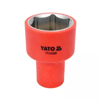   YATO Nástrčný kľúč izolovaný 1/2" 30 mm 1000 V CrV