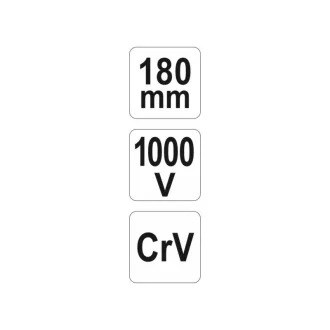 YATO Kombinované kliešte 180 mm izolované do 1000 V
