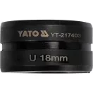 YATO Krimpovacia vložka pre krimpovač YT-21735 U-typ 18 mm
