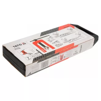   YATO Sada prírub pre 7-dielnu brzdovú a hydraulickú rúrku (3-19 mm)