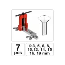 YATO Sada prírub pre 7-dielnu brzdovú a hydraulickú rúrku (3-19 mm)