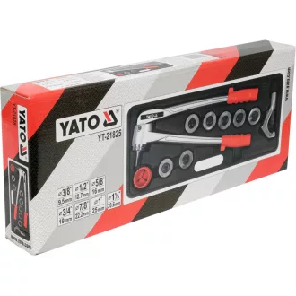   YATO Sada prírubových prírub 10 kusov 3/8"-1 1/8"