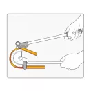 YATO ručná ohýbačka rúr 18 mm (23/32")