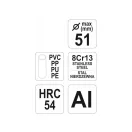 YATO Nôžnice na rúrky PVC 51 mm hliník