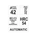 YATO Nôžnice na rezanie rúr (PVC) Max d=42 mm