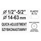YATO Rúrový rezač guľatý 14-63 mm (meď-alu-plast.)
