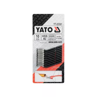 YATO Náhradná čepeľ na rýchle odhrotovanie (10 ks)
