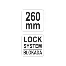 YATO Kliešte na redukciu rúr 260 mm 2+3 čepele (45 mm)