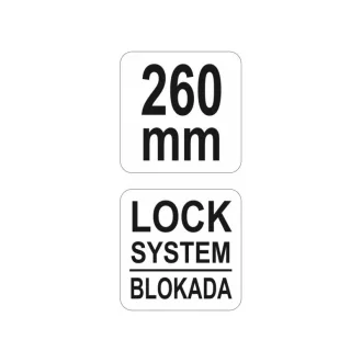 YATO Kliešte na redukciu rúr 260 mm 2+3 čepele (45 mm)