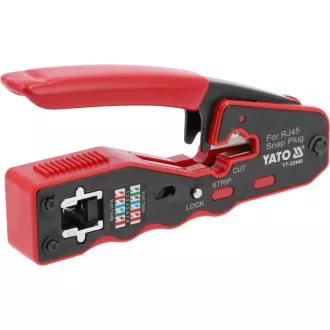 YATO Kliešte na krimpovanie 135 mm UTP sieť/RJ45 konektory