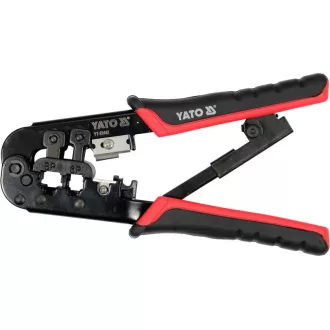   YATO Kliešte na krimpovanie 190 mm pre UTP sieť/RJ45 a telefón/RJ11 konektory