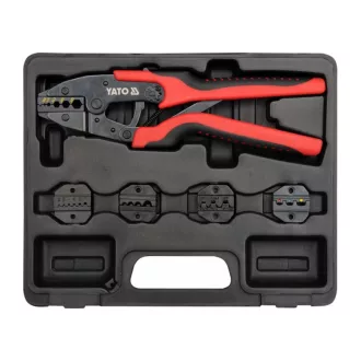   YATO Krimpovacie kliešte so súpravou vymeniteľných čeľustí 260 mm