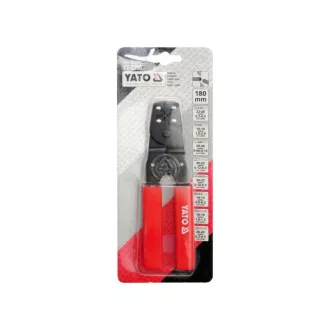 YATO Krimpovacie kliešte 180 mm/0,08-6 mm2