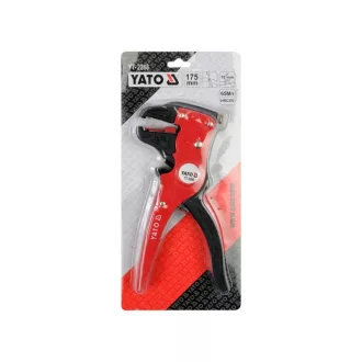   YATO Kliešte na strihanie a odstraňovanie izolácie z káblov 175 mm/10 mm/0,5-6 mm2 automatické
