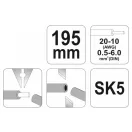 YATO Automatické krimpovacie kliešte 195 mm/0,5 - 6,0 mm2