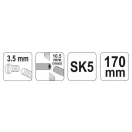 YATO Kliešte na strihanie káblov 170 mm (do 10,5 mm2 a skrútené do 3,5 mm)