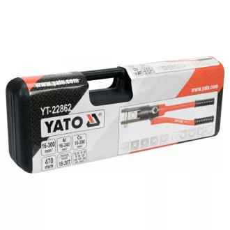YATO Sada ručného hydraulického lisu 11 dielov 16-300 mm2