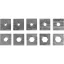 YATO sada čeľustí lisu 10 dielov 16-240 mm pre hydraulický lis YT-22861