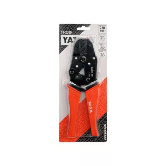   YATO Kliešte na lisovanie káblov s ratlou 230 mm/0,5-6,0 mm2