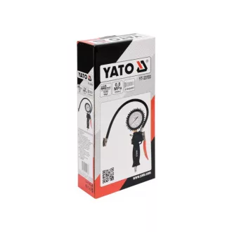 YATO pištoľ na hustenie pneumatík s manometrom 1/4"