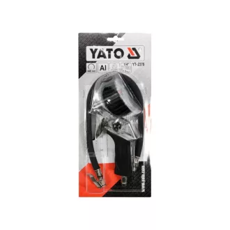 YATO pištoľ na hustenie pneumatík s manometrom 1/4"
