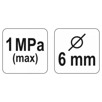 YATO hlava čerpadla 6 mm (pre ventil kolesa)