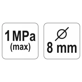 YATO hlava čerpadla 8 mm (pre ventil kolesa)